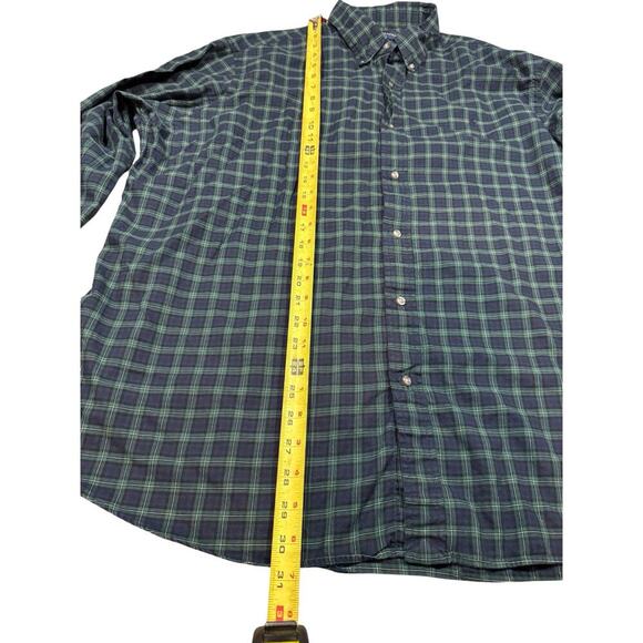 Ralph Lauren  Blue/Green Plaid Button Up Shirt Size XXL NWT - Picture 8 of 8
